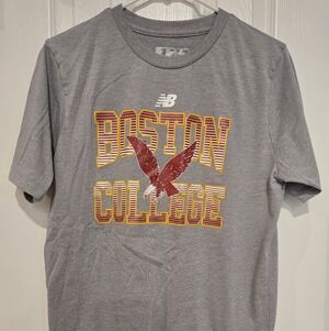 New Balance Gray Boston College Men's T-Shirt Medium